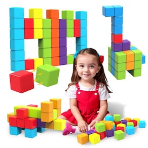 Blocos de construção magnéticos Pairez Toys para crianças pequenas (24 unidades)