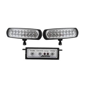 Farol Auxiliar Slim 16 Leds | 9 Efeitos | Intensidade 220 Cd