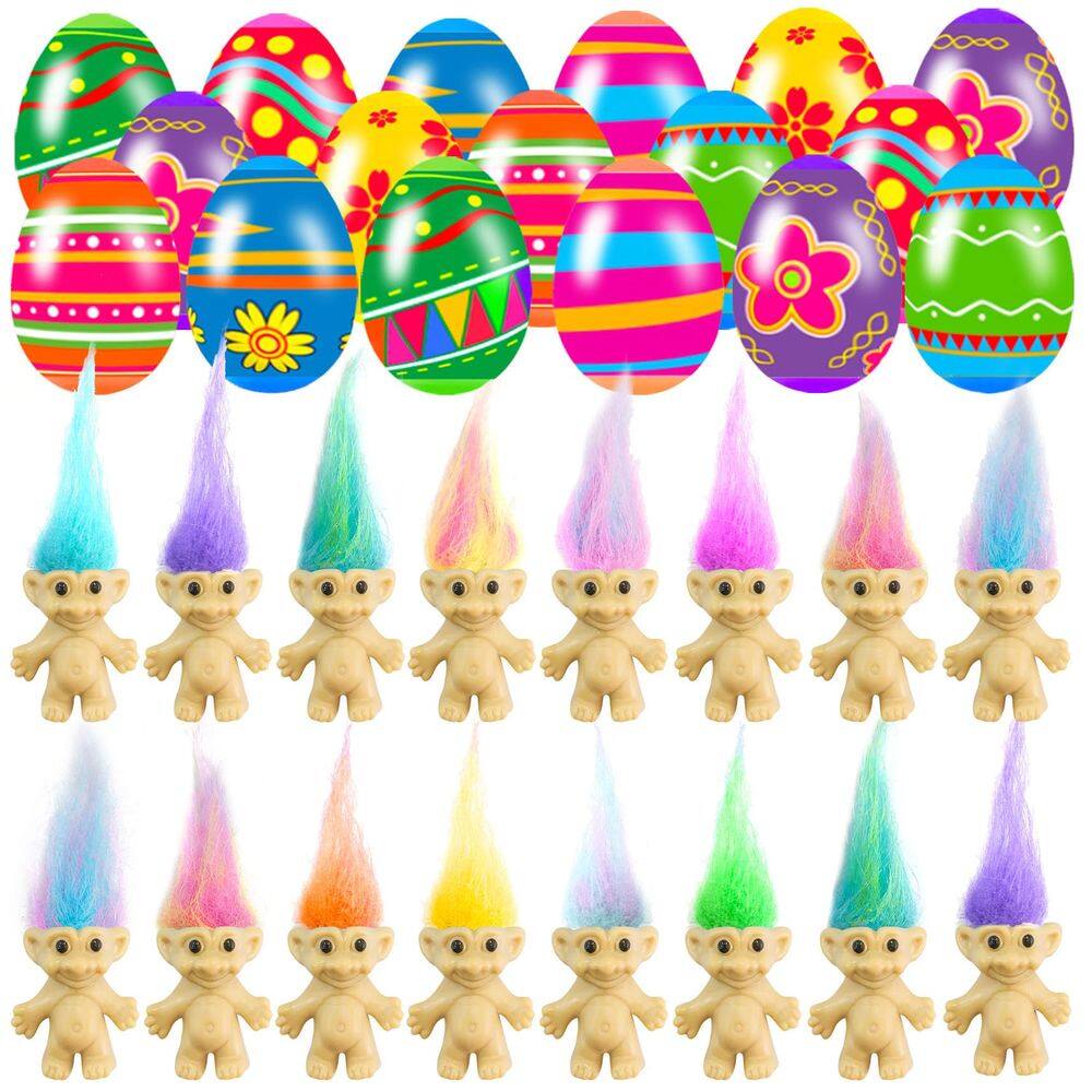 Ovos de Páscoa pré-preenchidos Holydeck Vintage Lucky Dolls 24 unidades