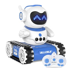 Robô Toy ALLCELE LED RC Robot com walkie-talkie de 3 a 8 anos