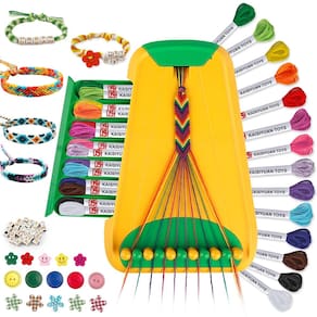 Kit de fabricação de pulseiras Arts and Crafts Friendship para crianças de 8 a 12 anos