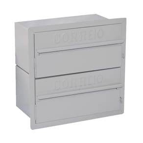 Caixa De Correio Condomínio Com 2 Módulos 15X25X25 Cm Dragão