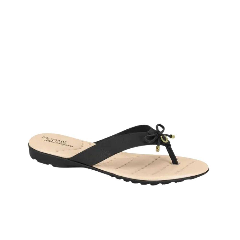 Tamanco Modare Ultraconforto Laço Feminino Preto