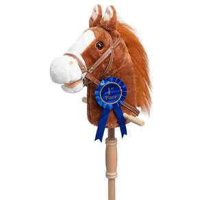 Stick Horse Plush HollyHome com fita removível de 91 cm