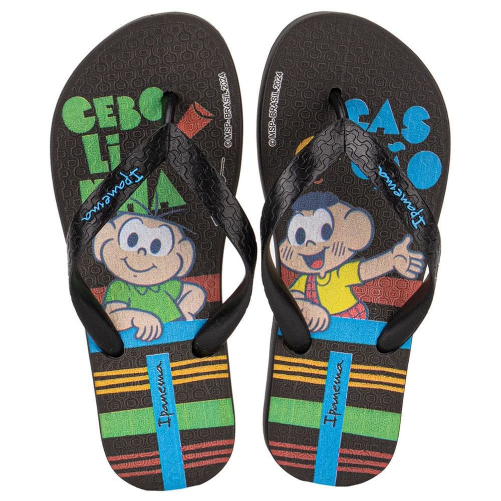 Chinelo Infantil Menino Turma Da Monica Conforto Ipanema