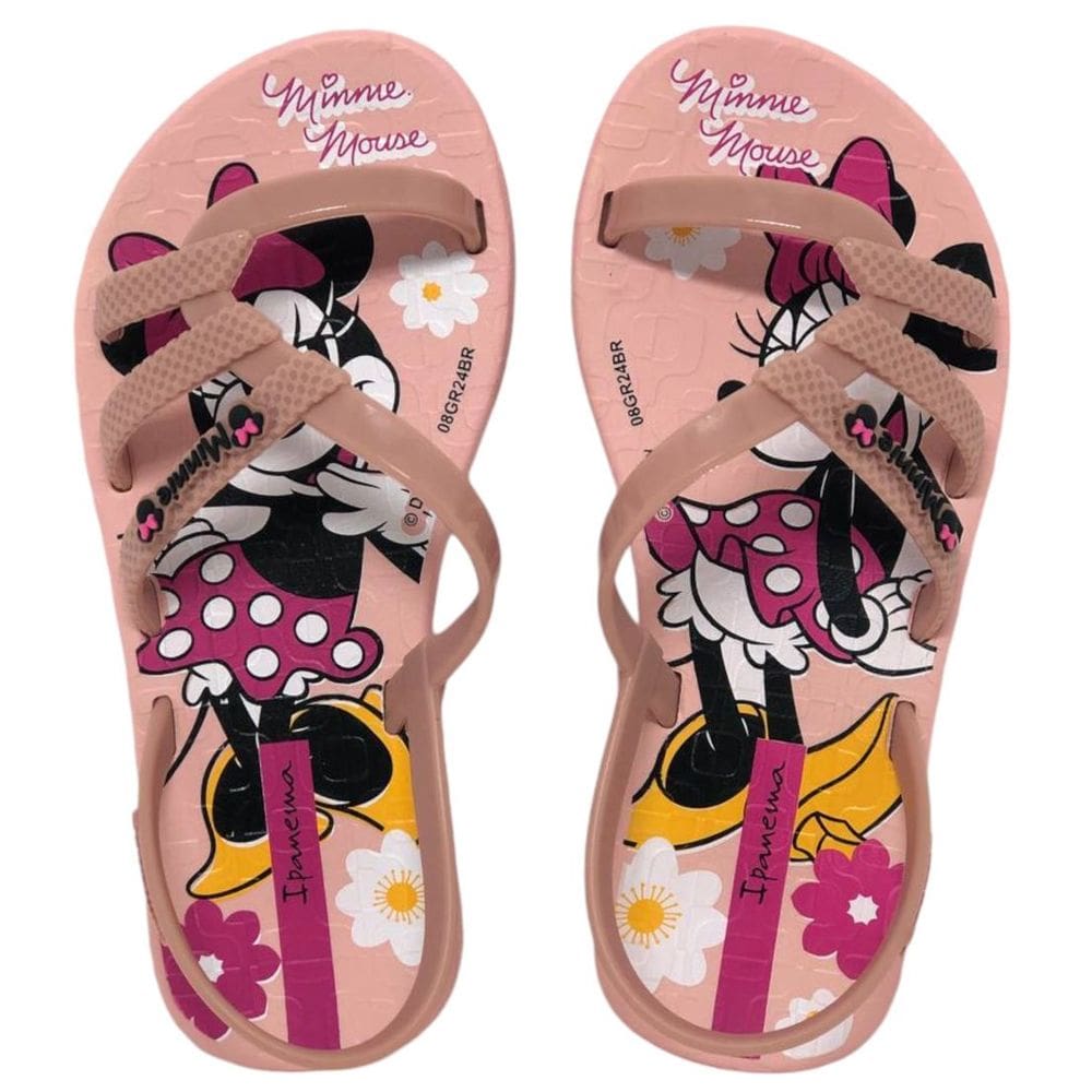 Sandália Infantil Menina Estampada Kids Minnie Ipanema