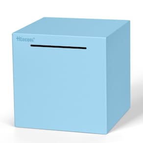 Cofrinho hicocool Hicocool Aço Inoxidável Azul 15cm