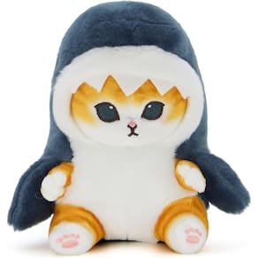 Brinquedo de pelúcia CNAANA Kawaii Shark Cat, 30 cm