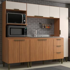 Cozinha Modulada 4 Peças sem Pia Bia J Carvalho