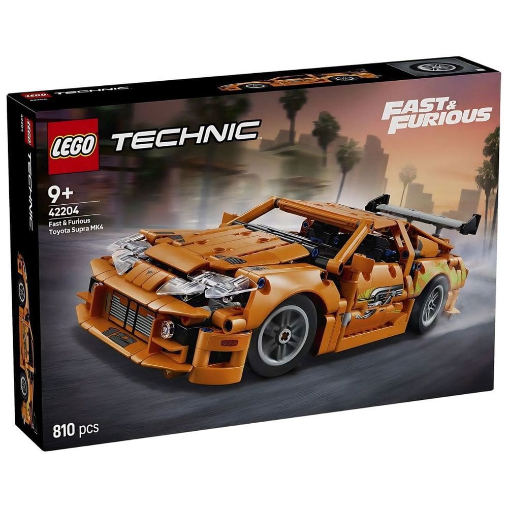 Lego Technic Velozes e Furiosos Supra MK4 Laranja 42204