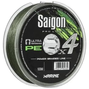 Linha Pesca Multifilamento Saigon 0,15Mm 100M Suporta 6,8Kg