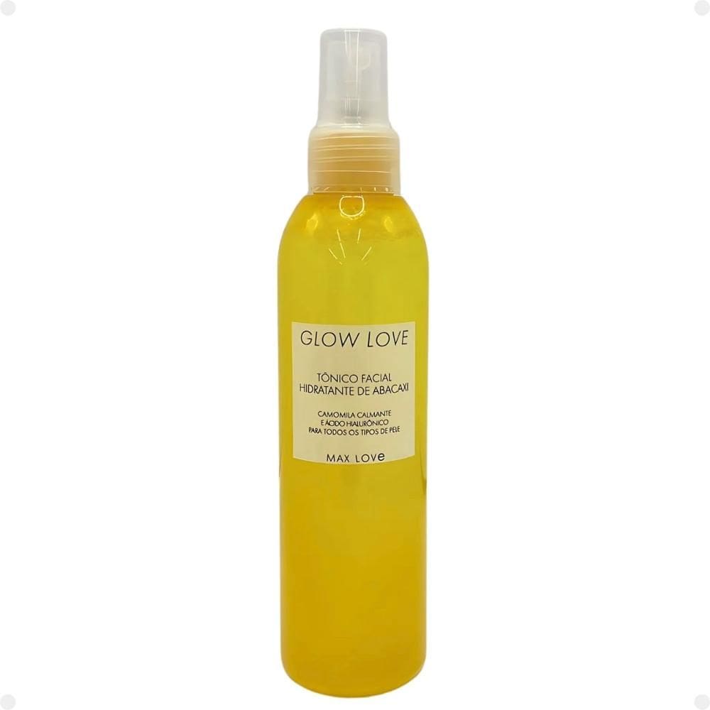 Tônico Facial Max Love Para Todos os Tipos de Pele Glow Love Hidratante De Abacaxi 200ml