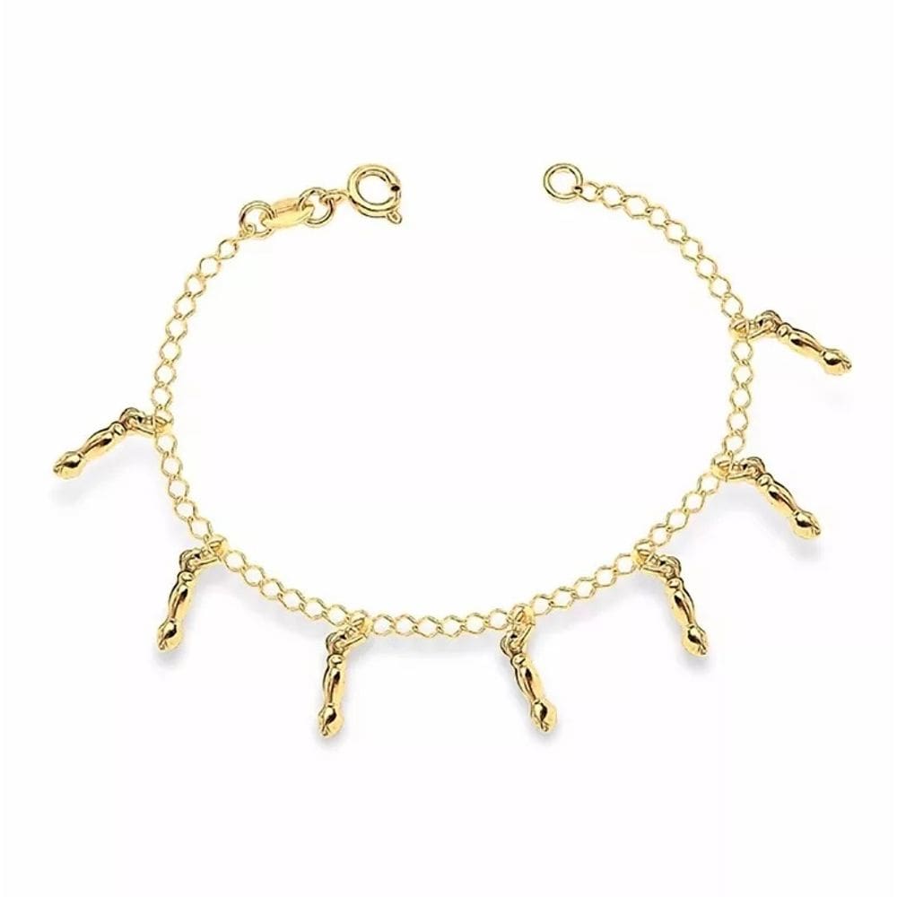 Pulseira Figas Super Meiga Folheado a Ouro 18k