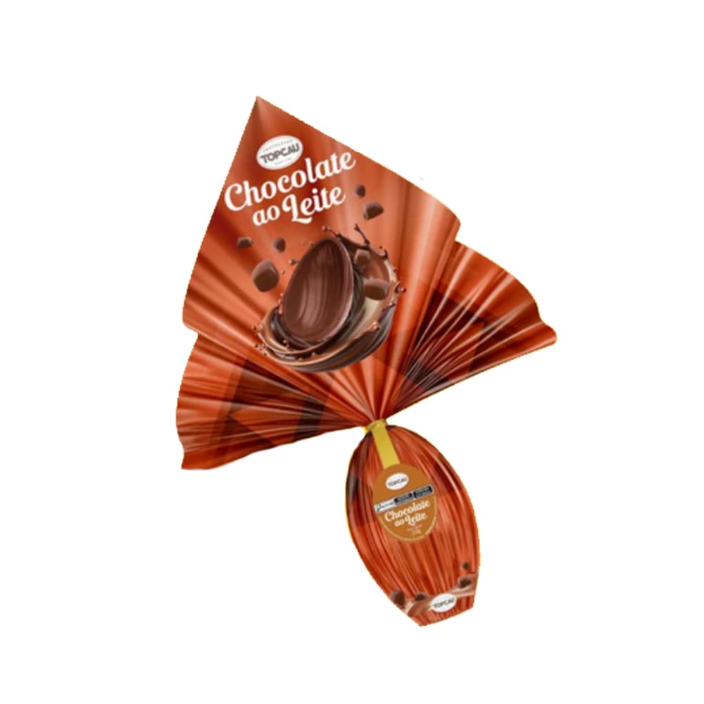 Ovo Pascoa Topcau Chocolate Ao Leite 210g