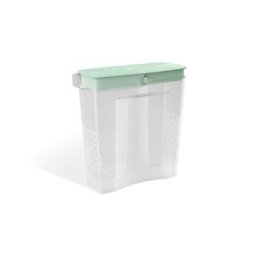 Pote Porta Sabão Em Pó E Sabão Líquido Com Tampa Uz Verde