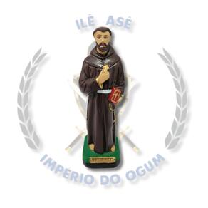 Imagem Gesso Católico 20 Cm - São Francisco Assis