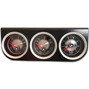 Kit 3 Manômetros Mecânico Oil Ford Maverick