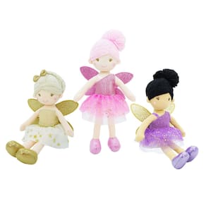 Pacote com 3 Fairy Dolls June Garden Enchanted Garden 12