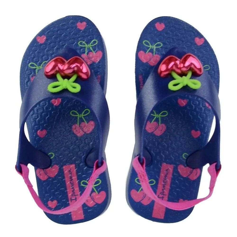 Chinelo Elástico Infantil Menina Belle Cereja Ipanema