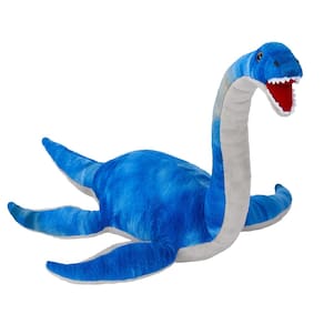 Almofada de pelúcia Plesiosaurus Dinosaur Stuffed Animal, 45 cm