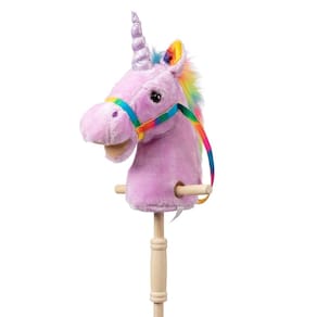 Palito de unicórnio de pelúcia Horse Holly Home com Neighing Sound 91 cm