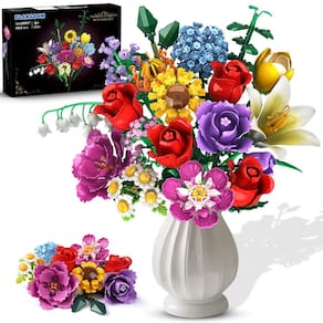 Conjunto de construção de buquês de flores PLAXSOON Botanical Collection