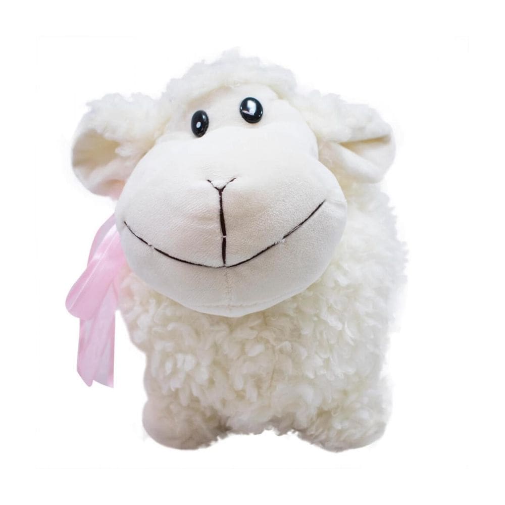 Ovelha Branca Laço 20Cm Pelúcia - Xt8854M-Sp-F F1A