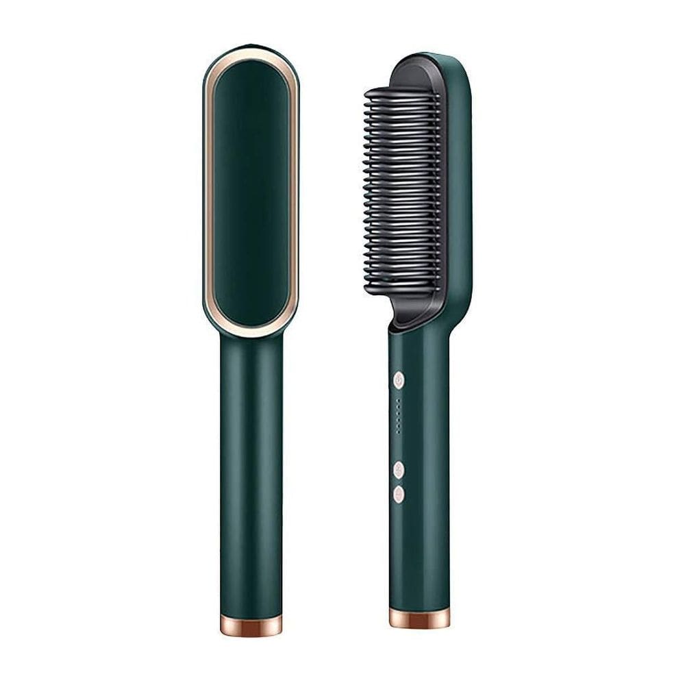 Escova De Cabelo Elétrica Pente De Aquecimento Para Alisador