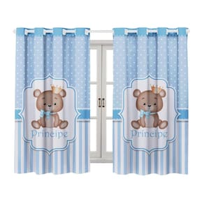 Cortina Infantil 2,00 X 1,50 Estampada Decorativa