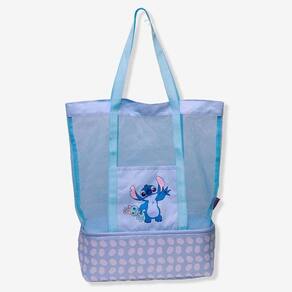 Bolsa Térmica C/Compartimento Stitch Disney Zona Criativa