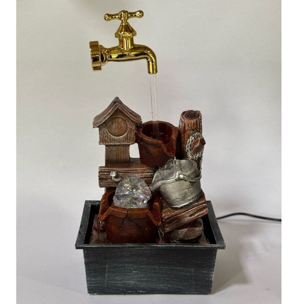 Fonte de Água Torneira Flutuante Decorativa, Ideal para Pátios e Varandas
