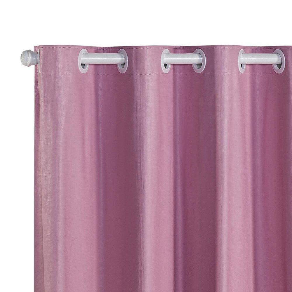 Cortina Folha Blackout Pvc 1,40M X 1,60M Uma Parte Rosa
