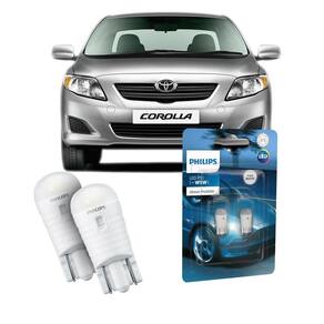 Par Lâmpada Led Farolete Corolla Philips Ultinon