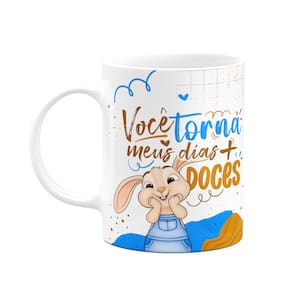 Caneca Páscoa Doce - Você torna meus dias mais doces
