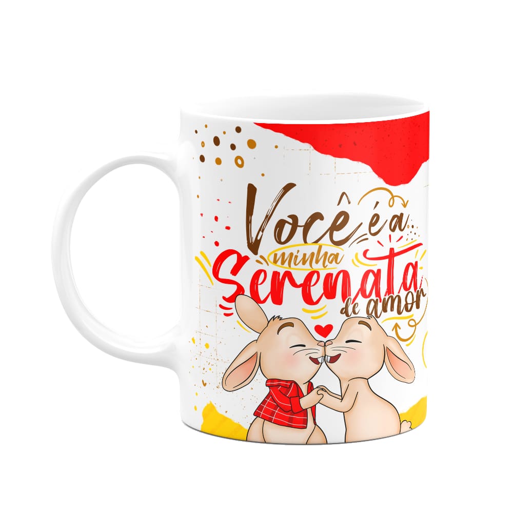 Caneca Páscoa Doce - Você é a minha serenata de amor