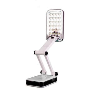Luminaria De Mesa Articulavel Recarregável 24 Leds Xz-666