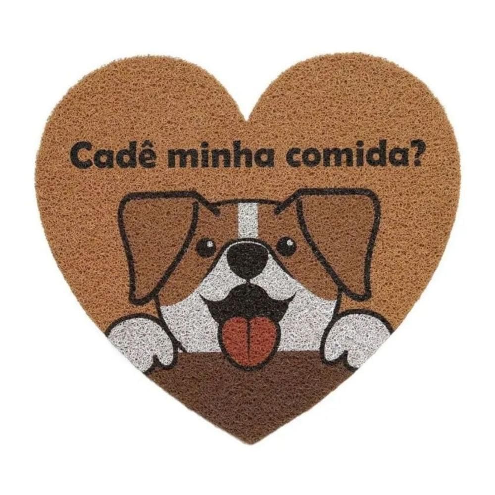 Capacho Vinil Pet Heart Kapazi 55x60cm