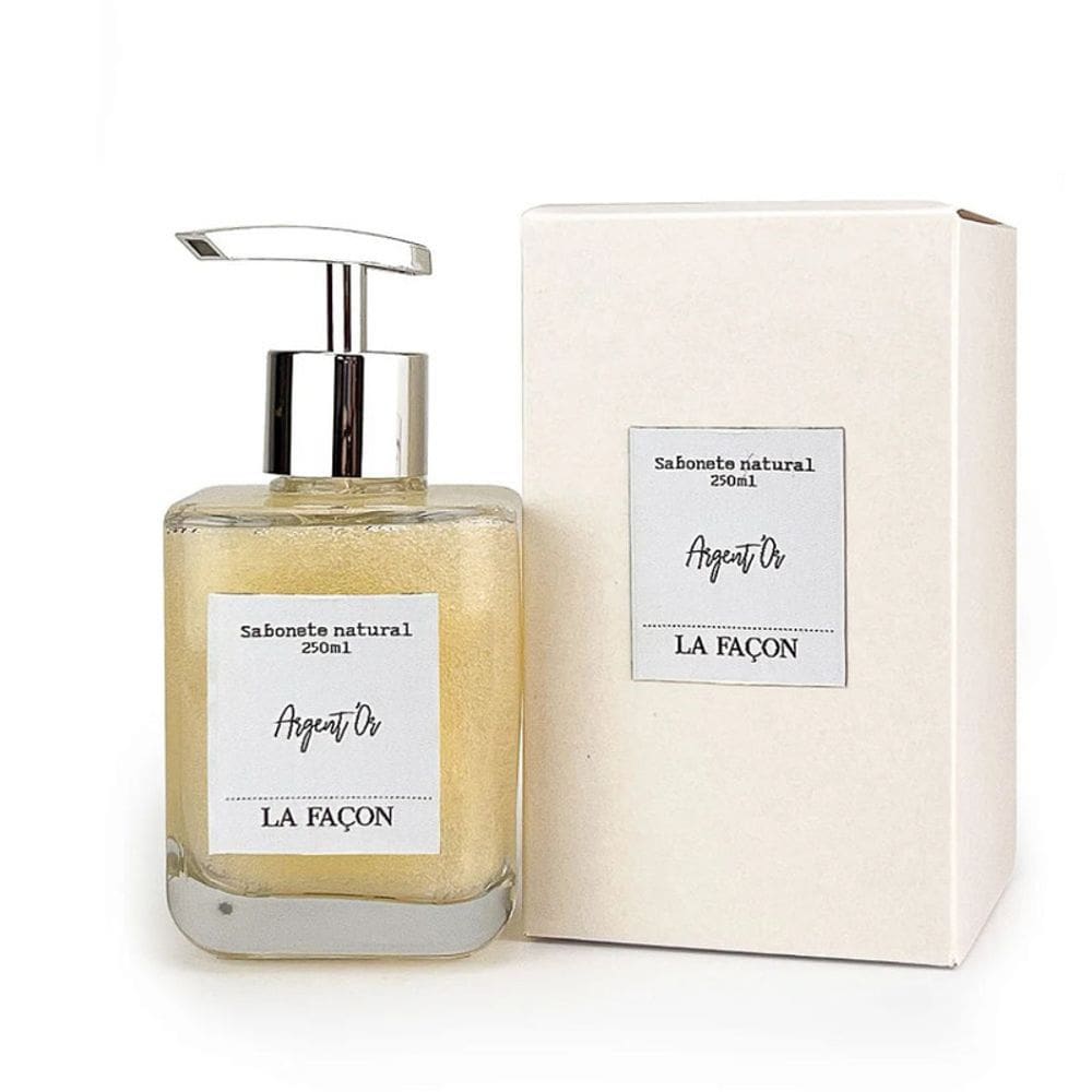 Sabonete Natural La Façon Argent`Or,(Summer) 250ml, Fragrância Lavanda e Limão, com Pentavitin e Hidrovance