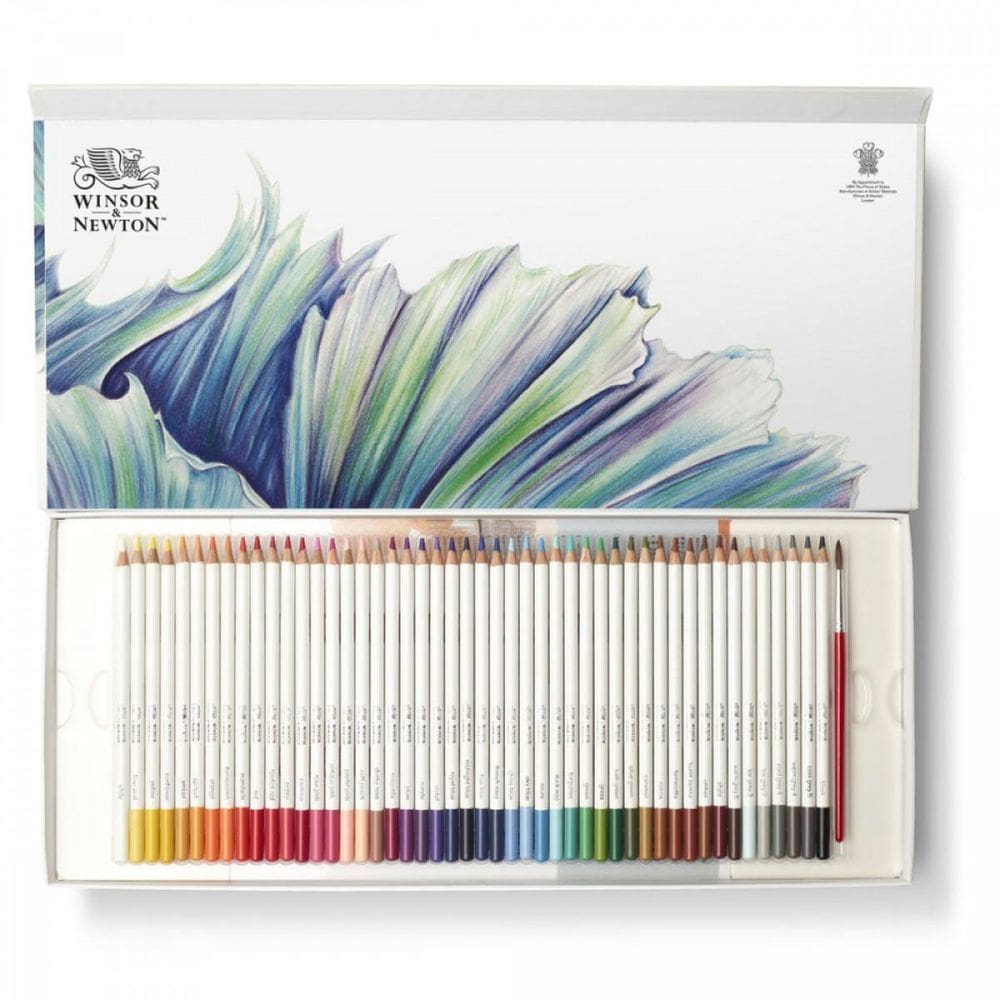 Estojo Lápis Aquarelável Winsor & Newton 50 Peças