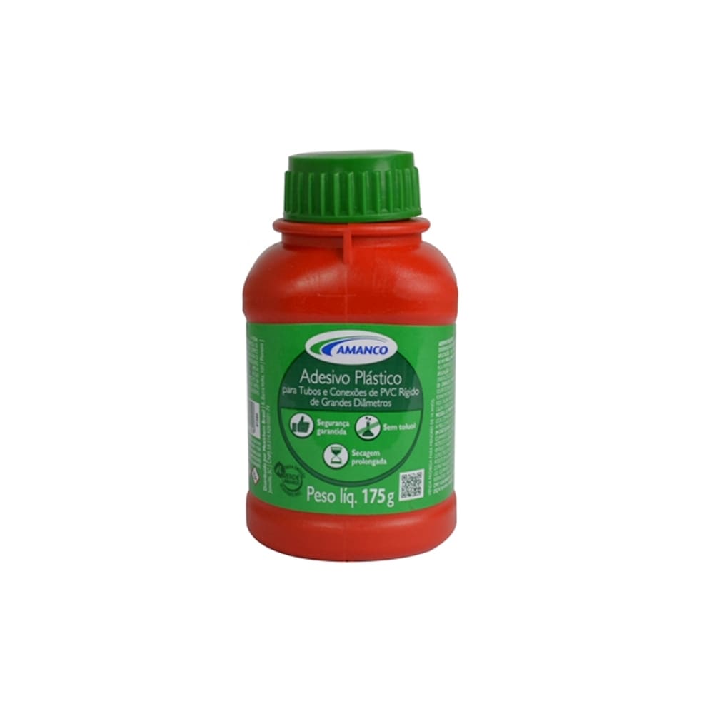 Adesivo PVC 175GR Extra Forte com Pincel - Amanco