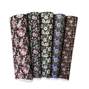 Papel Com Estampa Tex Papel Coleção Dark Flowers Ref C31