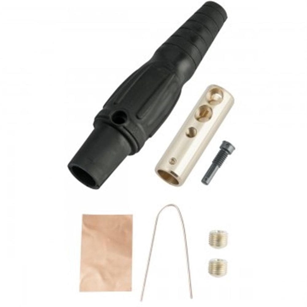 Conector Cam Lock Femea De Linha Preto