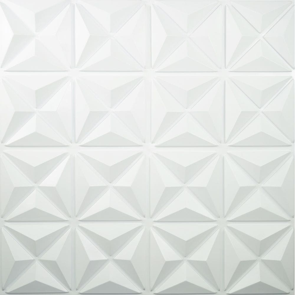 Revestimento Poliestireno Mini Estrelar - 4 Placas 50x50cm