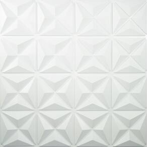 Revestimento Poliestireno Mini Estrelar - 4 Placas 50x50cm