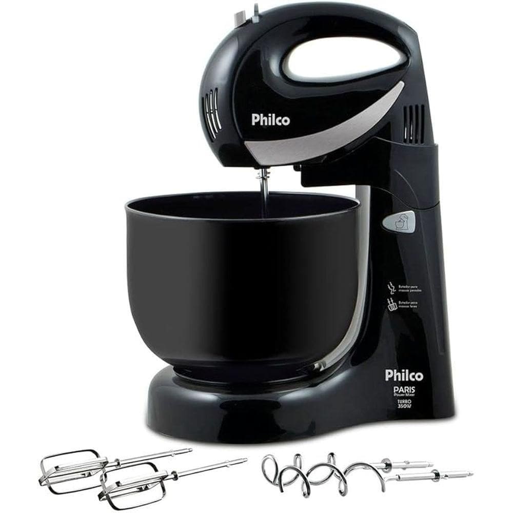 Batedeira Paris Power Mixer Turbo 110V Preta - Philco