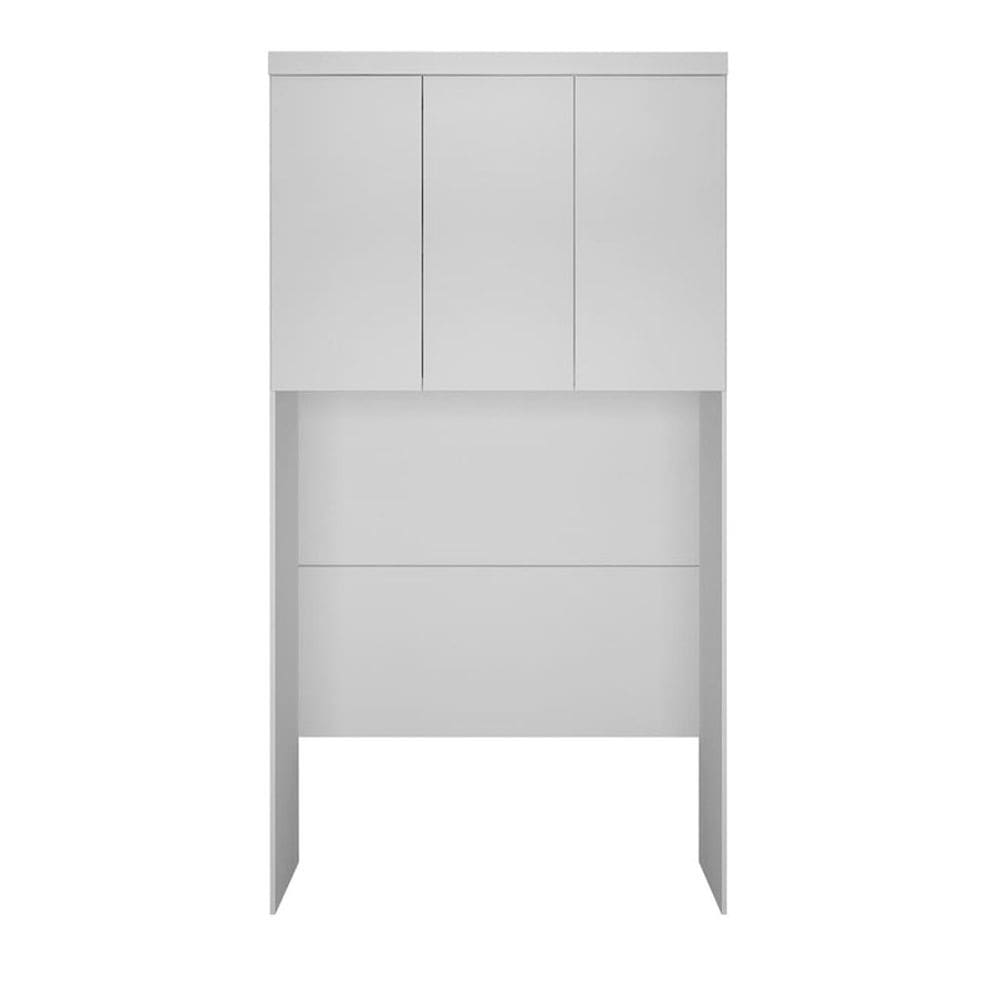 Modulado Aéreo Solteiro 3 Portas - Rizon-Branco - Móveis Novo Horizonte