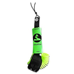 Leash Sup Espiral Duplo Girador - 7Mm/10 Pés Amarelo Fluor