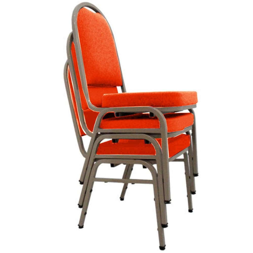 03 Cadeiras para Hotel e Auditório Linha Hotel Vermelho