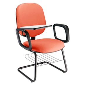 Cadeira Escolar Universitária com prancheta para Escolas Linha Uno Vermelho