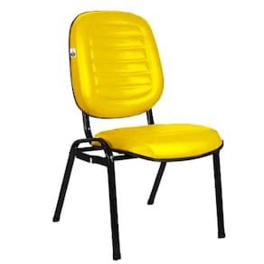 Cadeira Empilhável para Igrejas Evangélicas Linha Holy Amarelo